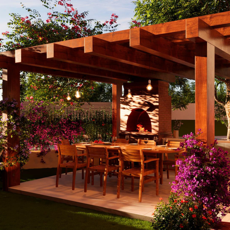 Churrasqueira americana - Conceito Califórnia