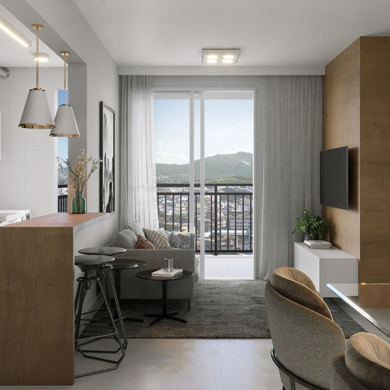 Sala e Cozinha - Golden Clube