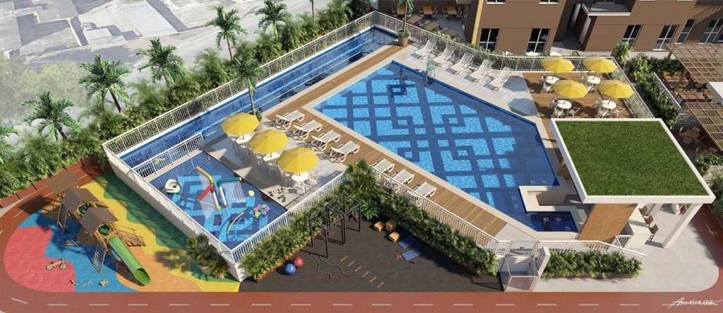 Piscina adulto e infantil - Golden Clube