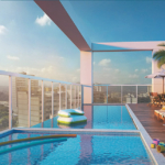 Murano Residences - Piscina com borda infinita adulto e infantil