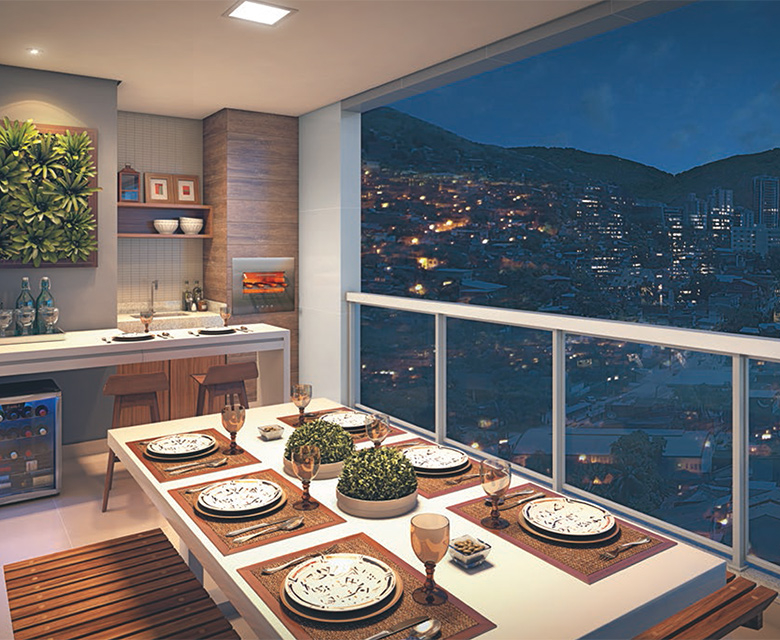 Murano Residences - Varanda Gourmet