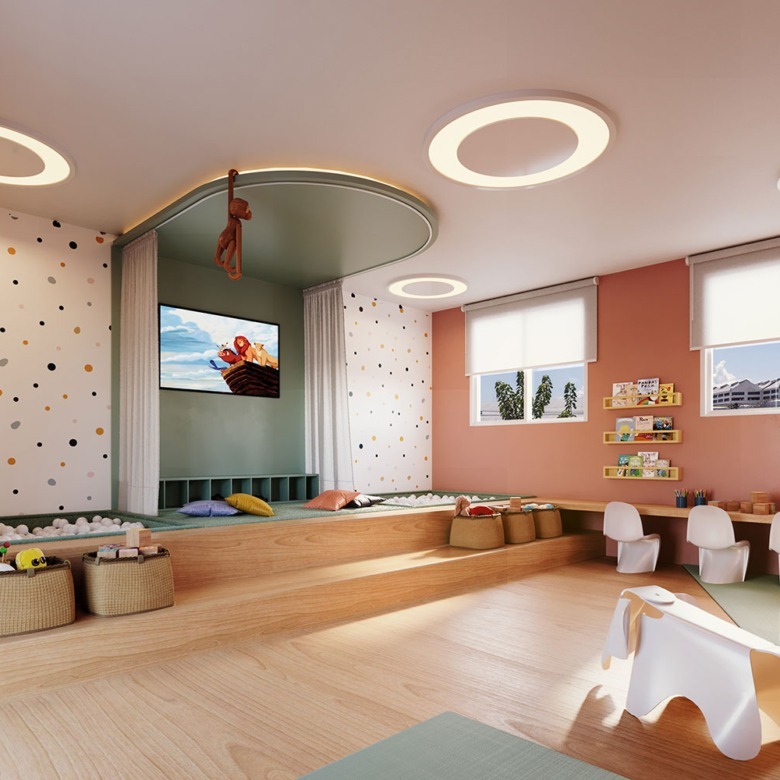 Brinquedoteca - Riva BeOn Porto Residencial