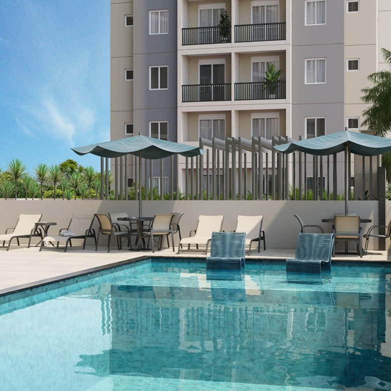 Piscina - Riva BeOn Porto Residencial