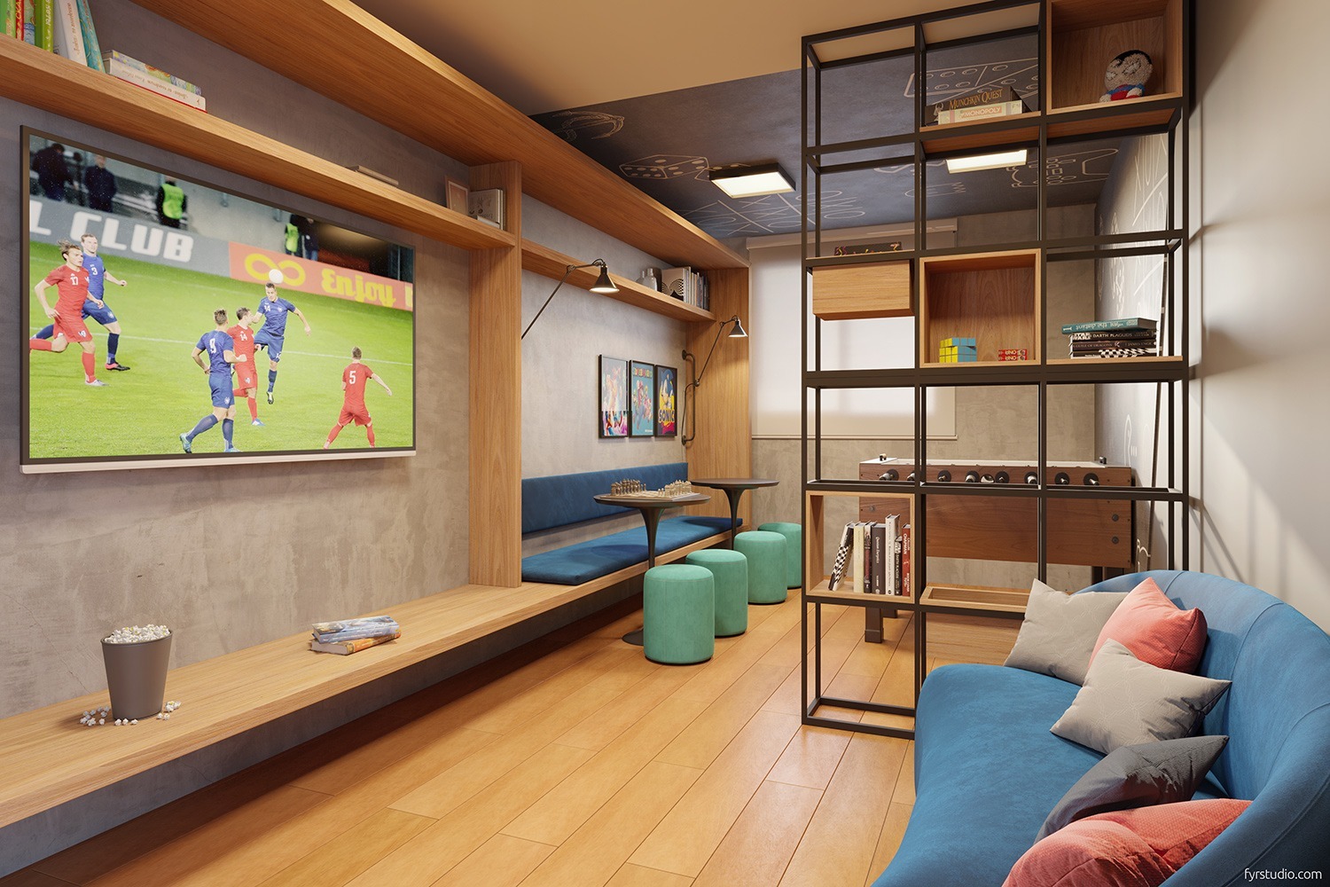 Sala de jogos - Riva BeOn Porto Residencial