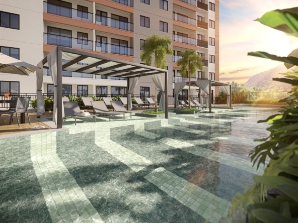 Sky Mário Guimarães - Piscina com Deck Molhado