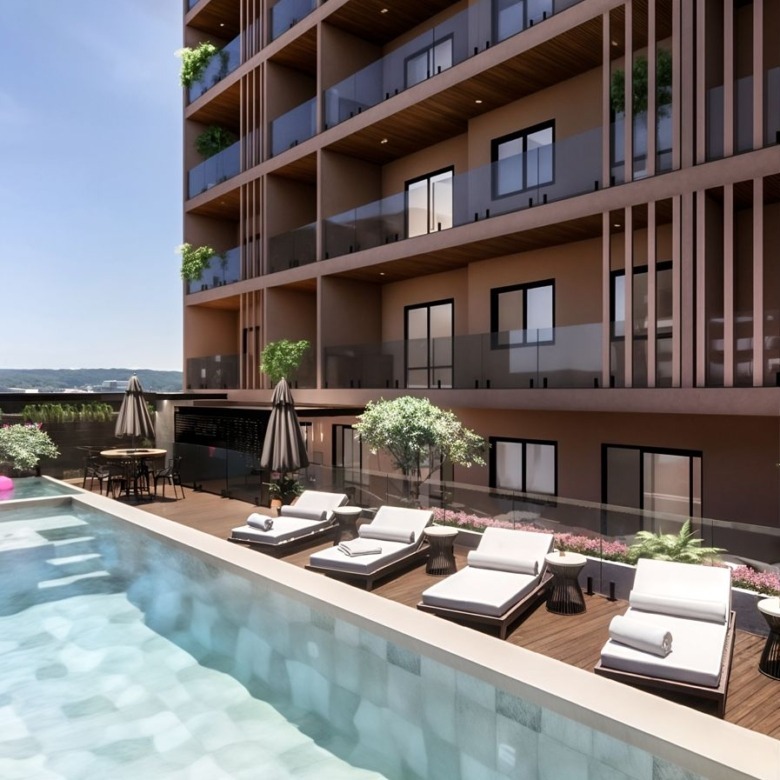 Atmos Housi Mário Guimarães - Deck molhado e Piscina