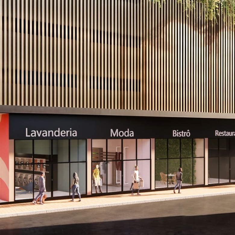 Atmos Housi Mário Guimarães - Fachada lojas