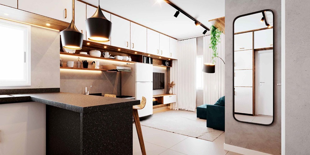 Quarto 1Q - Residencial Sintonia em Mesquita