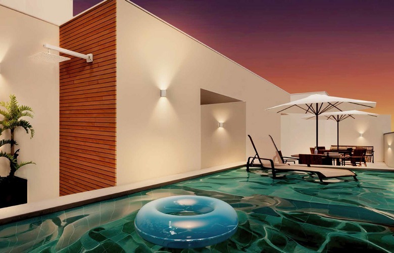 Piscina - Residencial Sintonia em Mesquita