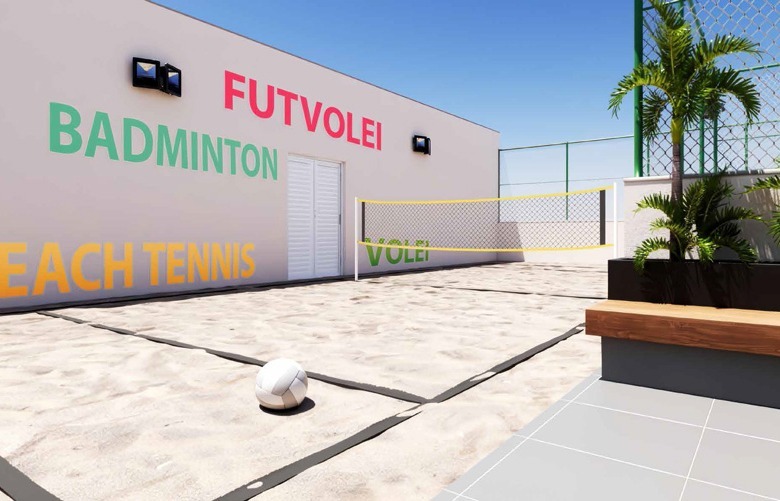 Quadra beach tenis - Residencial Sintonia em Mesquita
