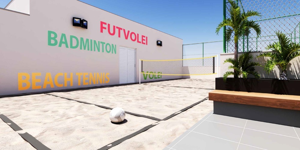 Quadra beach tenis - Residencial Sintonia em Mesquita