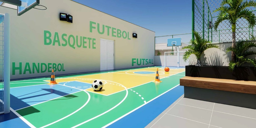 Quadra Poliesportiva - Residencial Sintonia em Mesquita