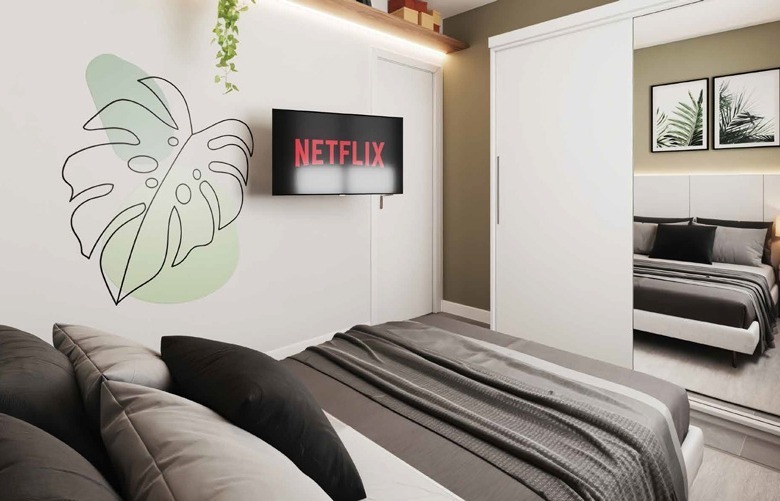 Quarto casal - Residencial Sintonia em Mesquita