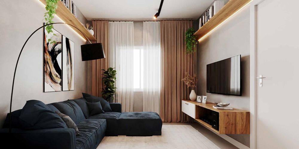 Sala - Residencial Sintonia em Mesquita