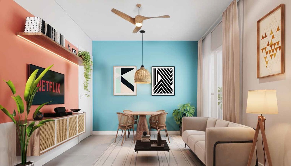 Sala - Residencial Sintonia em Mesquita