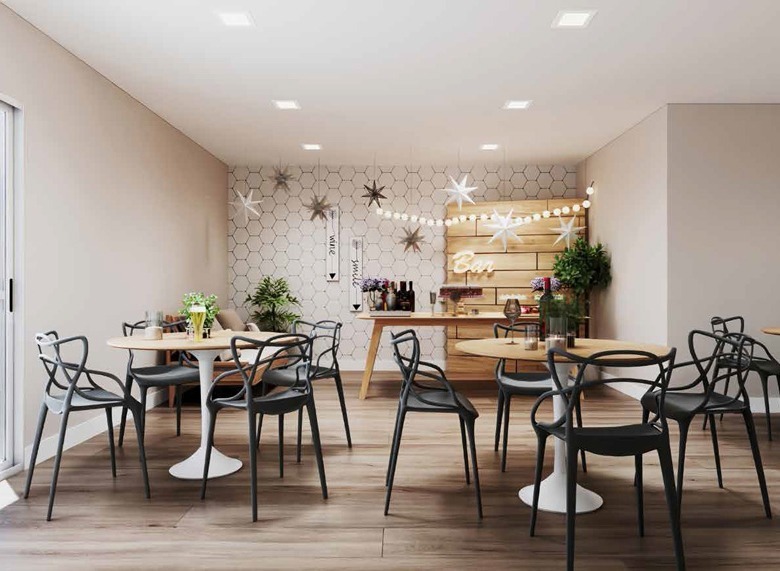 Salão de festas - Residencial Sintonia em Mesquita