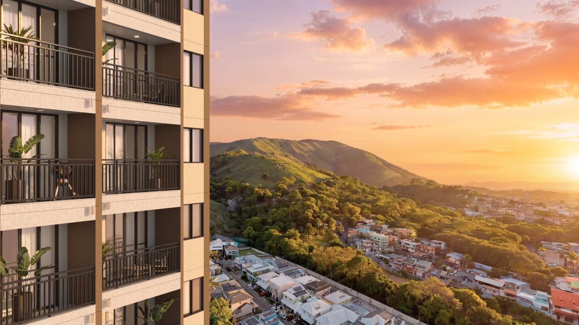 Vista da Serra Uniq Nova Iguacu - Leo Cardoso Corretor