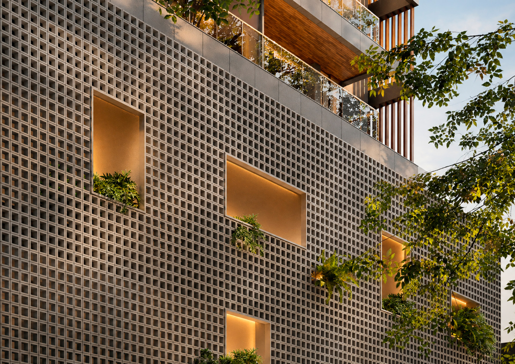 Fiore Residence - Detalhe fachada 2