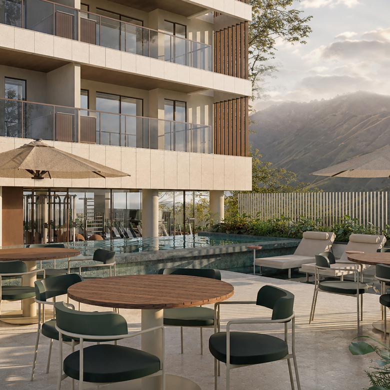 Fiore Residence - Piscina vista 2