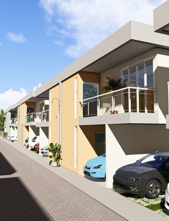 Vida Residencial Nova Iguaçu - fachada casas sol